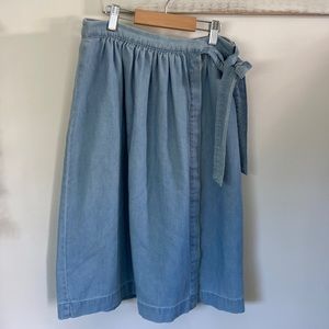 Chambray skirt
